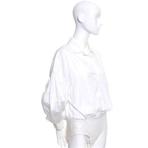 christian dior white blouse|pre owned christian dior tops.